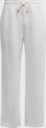 Onia Men & apos;s Air Linen Pull-On Pants