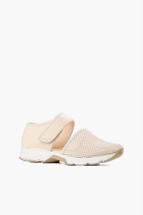 All Black Womens Easy Mesh Plus Sneakers In Beige