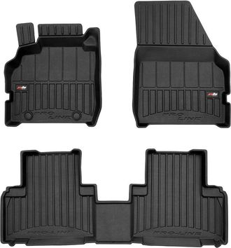 OEM Alfombras, Felpudos, Felpudos De Goma, Renault Scenic 2 2003-2009, Canaleta 3d
