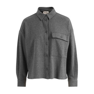 Max Mara Overhemden, Dames, Grijs, XS, Casual Shirts