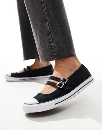 Converse Chuck Taylor All Star Dainty Ox - Mary Jane nere-Nero