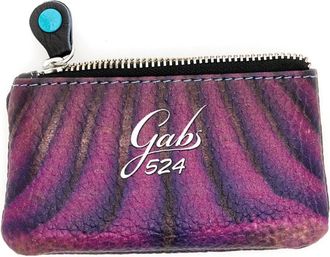 Gabs Kleurrijke Rits Sleutelhanger - Dames - Sleutelhangers & Tashangers - Paars - ONE Size - Leer - Accessoires