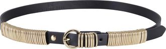 Federica Tosi Ring Riem - Dames - Riemen - Zwart - M - Leer - Accessoires