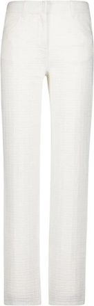 Givenchy Witte Straight-Leg Denim Broek - Dames - Straight fit broeken - Wit - W26 - Denim - Broeken