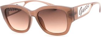 Guess Womens Gu7762 Cateye Sunglasses - Rose Gold Resin - One Size