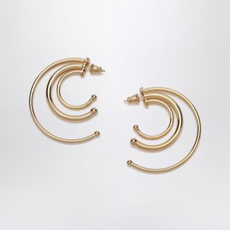Panconesi Gold-tone multi-hoop earrings