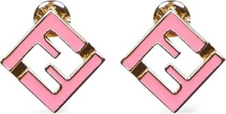 Fendi Earrings, female, Pink, Size: ONE SIZE Forever Earrings