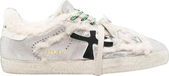Premiata Stevend 8694 - Dames - Sneakers - Grijs - 40 EU - Leer - Schoenen