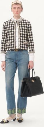 Valentino Garavani Borsa Shopping Media Valentino Garavani Antibes In Vitello Donna NERO UNI