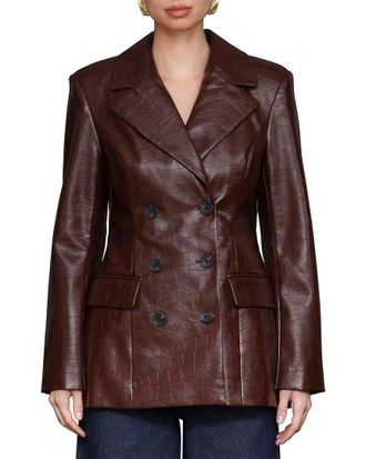 Avec Les Filles Fitted Blazer