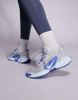 Nike Juniper Trail - Sneakers grigie e blu-Grigio