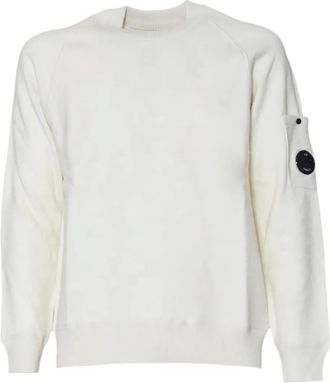 C.P. Company Maglione con tasca applicata - Bianco