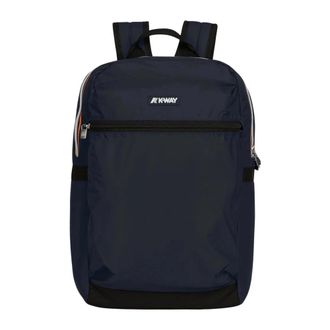 K-Way Laon Rugzak - Heren - Rugzakken - Blauw - ONE Size - Polyester - Tassen