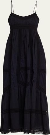 Ulla Johnson Romilly Embroidered Cotton Maxi Dress