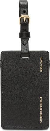 Victoria Beckham Targhetta bagaglio con logo - Nero