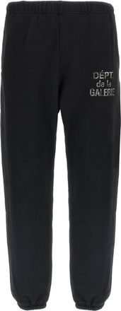 Gallery Dept. Sweatshirt Joggers Pantaloni Nero-Uomo