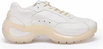 Sportmax White Leather Urta Sneakers