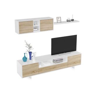 HOGAR 24 Hogar24 - Mueble Sal&oacute;n Belus Estilo N&oacute;rdico 200x41 Cm