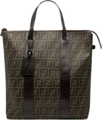 Fendi Pre-owned Tote Bags, female, Brown, Size: ONE SIZE Pre-owned Vintage Tote Bag