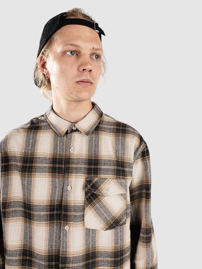 DC Marshal Flannel Camisa marr&oacute;n