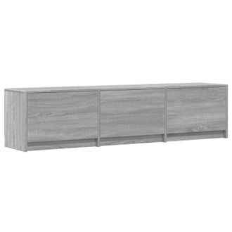 vidaXL Mueble De Tv Gris Sonoma 165 X 34 X 40 Cm Madera De Ingenier&iacute;a Vidaxl