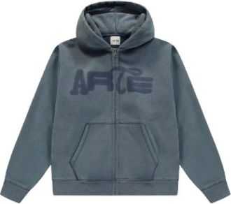 Arte Stencil Sunfade Zip Hoodie - Heren - Sweatshirts & Hoodies - Blauw - Maat: XL Katoen