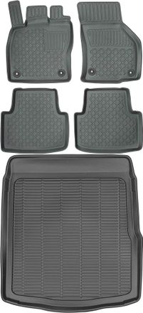 OEM Volkswagen Passat B8 Sed&aacute;n A Partir De 2014 Set - Alfombrillas Para Coche + Alfombrilla Para Maletero