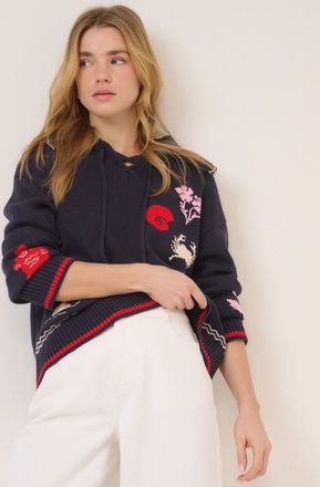 Nobody's Child Navy Seascape Jumper