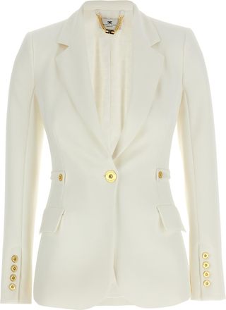 Elisabetta Franchi Jewel Strap Blazer