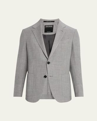 Ermenegildo Zegna Mens Melange Sport Coat
