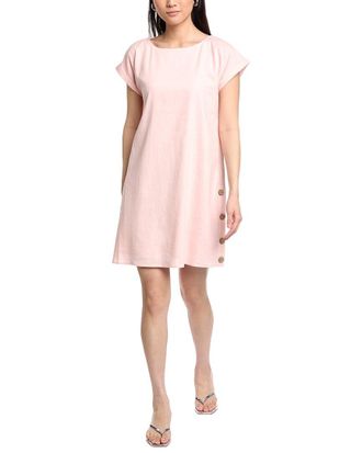 Jones New York Linen-Blend Swing Dress