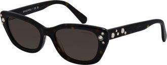 Swarovski Womens Sk6019 54Mm Sunglasses