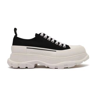 Alexander McQueen Alexander McQueen, Sneakers, male, Black, Size: 9 1/2 US Tread Slick Lace Up