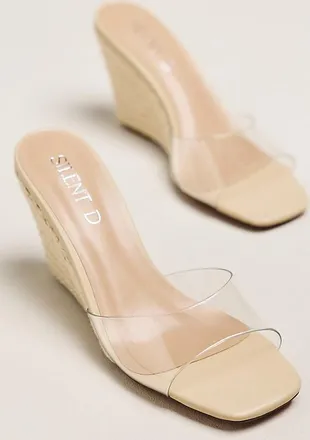 Silent D Kym Raffia Wedge Heels