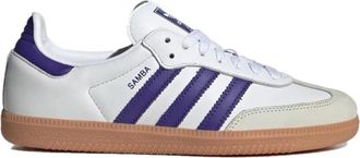 adidas Samba OG Cloud White Sneakers - Heren - Skateschoenen - Wit - 44 2/3 EU - Leer - Fitness