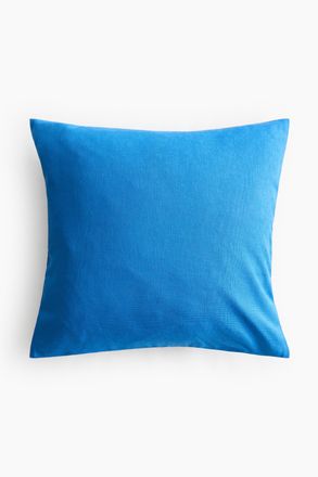 H&M Kissenh&uuml;lle aus Baumwollcanvas - Knallblau
