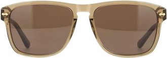 Gucci GG0911S002 Square Full Rim Sunglasses - Brown