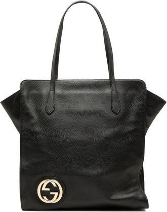 Gucci Pre-owned Gucci Dollar Calfskin Interlocking G Tote Ladies G75P5L1LGHZ8J3HY