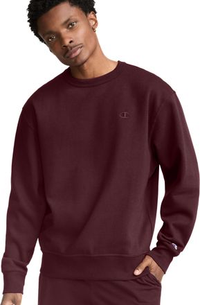 Champion Mens s0888powerblend Sweatshirt, Maroon, XL UK