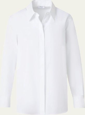 Akris Tunic Cotton Poplin Blouse