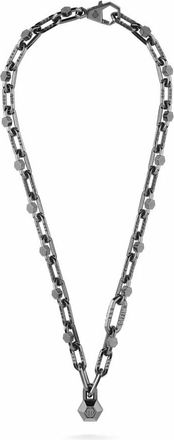 Philipp Plein Pjpea09Nu Ketting - Heren - Accessoires - Zwart - Maat: ONE Size