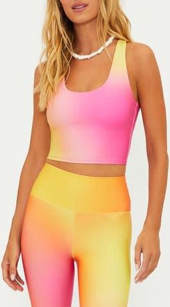 Beach Riot Yara Racerback Crop Tank in Soleil Ombre at Nordstrom Rack, Size X-Large