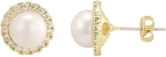 Adornia Adornia 14K Plated Pearl Earrings