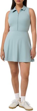 Travis Mathew Move Half-Zip Sleeveless Dress in Slate at Nordstrom, Size X-Large