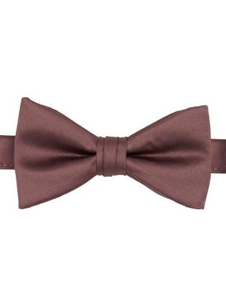 Brooklyn Brigade Mens Solid Satin Pre-Tied Bow Tie in Dark Mauve at Nordstrom