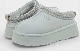 UGG Womens Tazz Platform Goose Slippers Wmns - Grey - Size: 5
