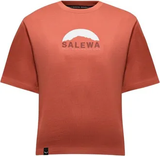 Salewa Eagle Sunrise T-Shirt S/S T-Shirt f&uuml;r Damen | rot