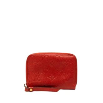 Louis Vuitton Pre-owned Wallets, female, Red, Size: ONE SIZE Pre-owned Small Wallet