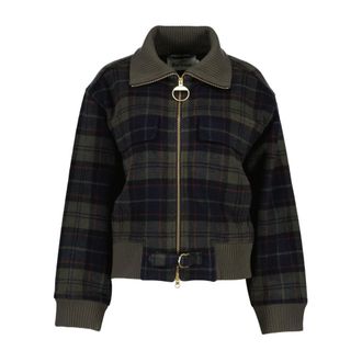 Barbour Ivybridge Wolmix Overshirt - Dames - Jassen - Groen - Maat: S Wol