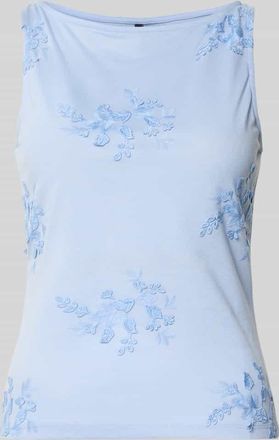 Vero Moda Regular Fit Top mit Baumwoll-Anteil Modell VIVIAN in Hellblau, Gr&ouml;&szlig;e XL